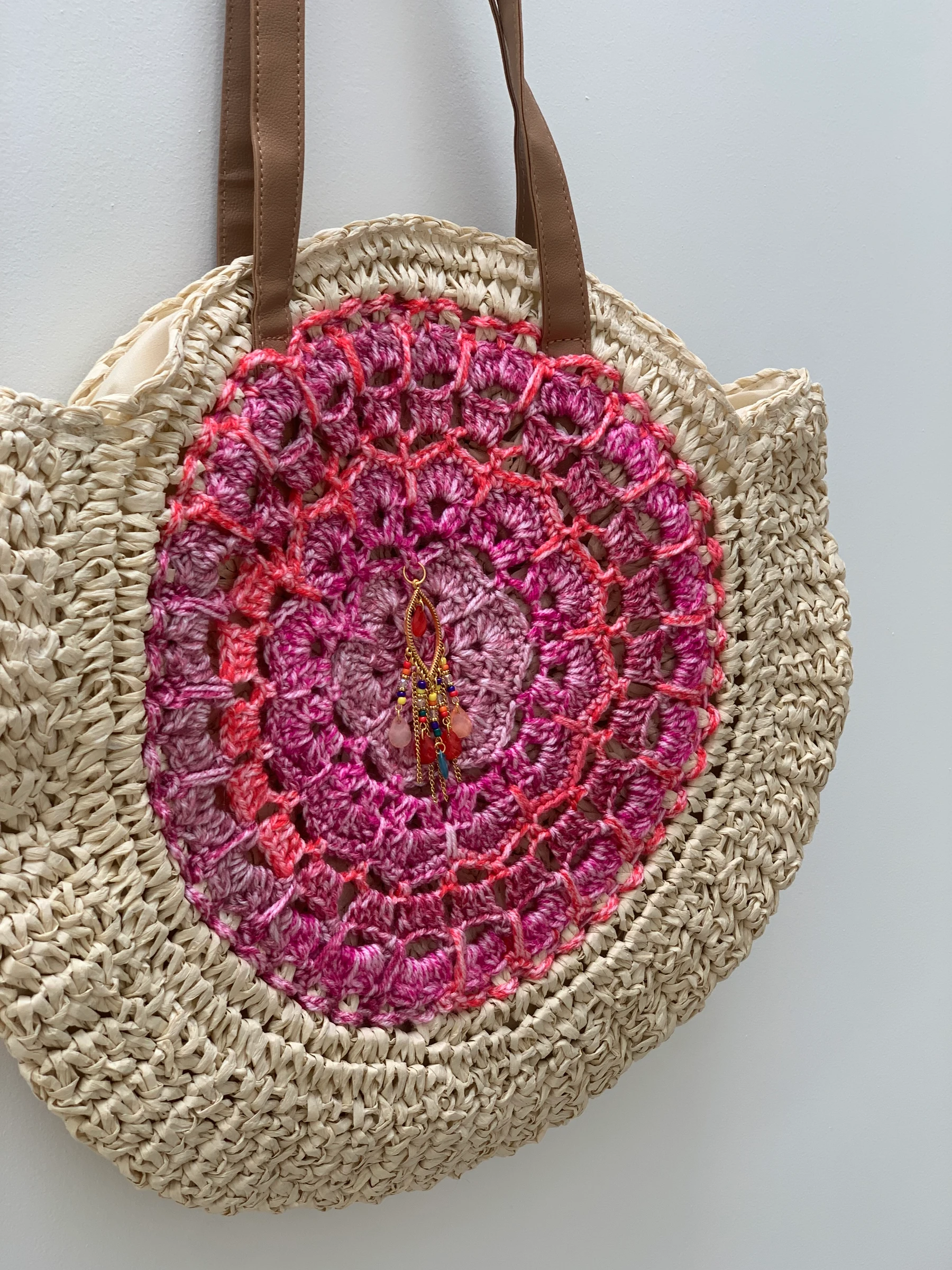Bolsa Stro com Mandala, feita à mão por Anne. PROMOÇÃO! – photo 4